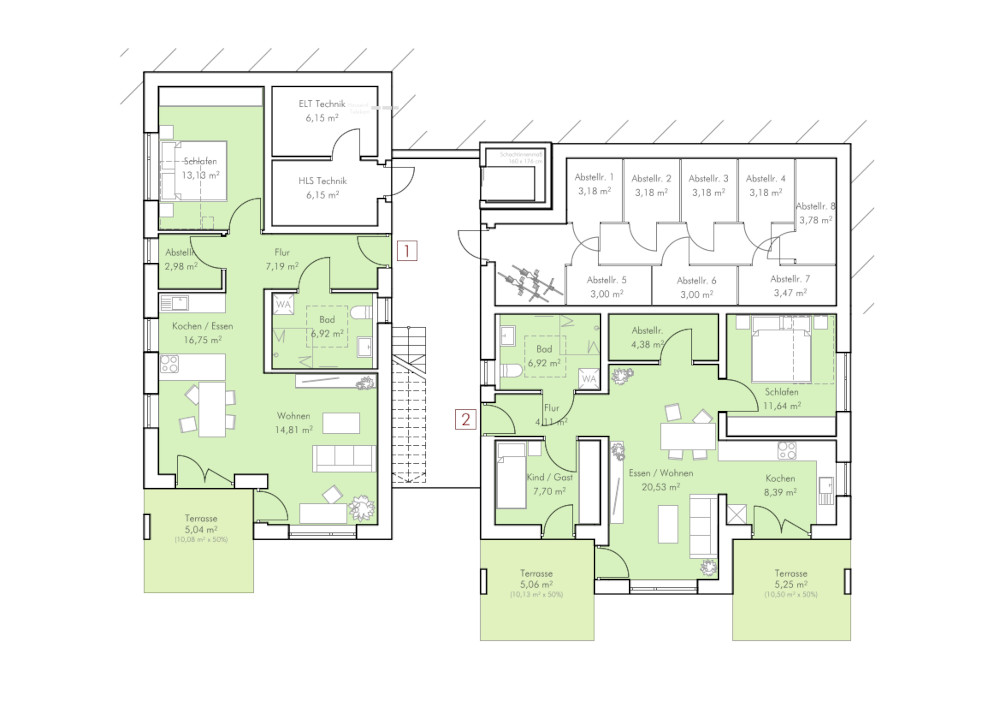 3 burgenland wohnbau - Betreutes Wohnen in Hutthurm Erdgeschoss