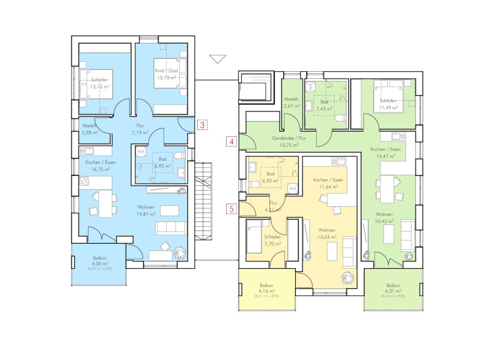 3 burgenland wohnbau - Betreutes Wohnen in Hutthurm Obergeschoss 1